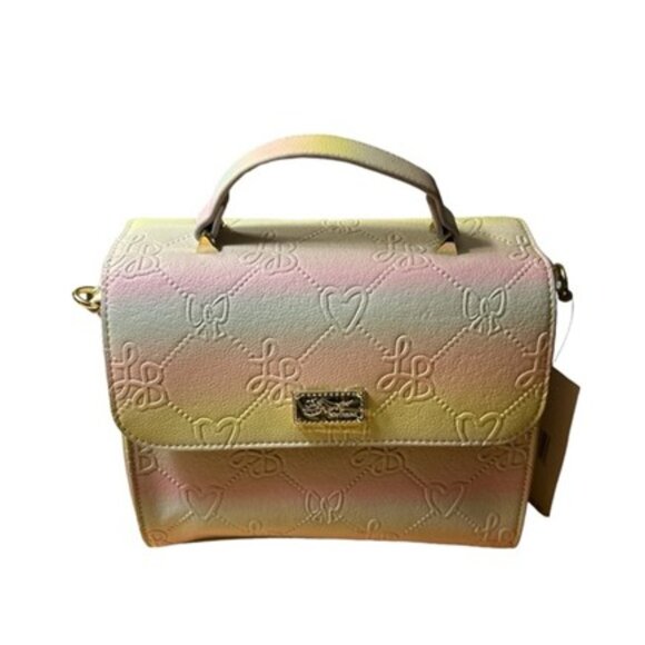 BETSEY JOHNSON LUV Purse Crossbody Satchel Bag Addy Pastel LBADDY- NWT - Picture 1 of 12